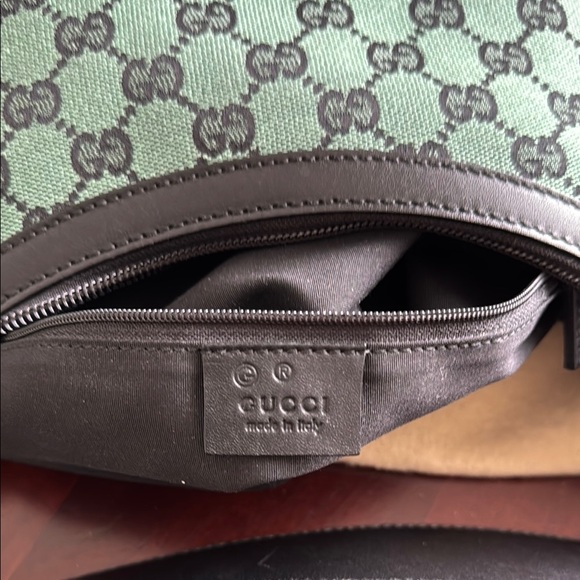 Gucci green and Black Hobo Bag - Picture 3 of 7